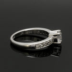 Load image into Gallery viewer, 2-Carat Lab Solitaire Grown Diamonds Accents Platinum Engagement Ring JL PT LG-1443-B
