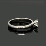 Load image into Gallery viewer, 1 to 5 Carat Princess Cut Lab Grown Solitaire Platinum Engagement Ring JL PT RS PR LG-123
