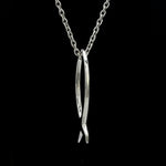 Load image into Gallery viewer, Platinum Ichthys Pendant (Jesus Fish) JL PT P 330
