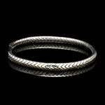 Load image into Gallery viewer, Men of Platinum | 5mm Platinum Snake Bracelet for Men JL PTB 1348
