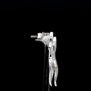 Designer Platinum Diamond Earrings for Women JL PT E 345
