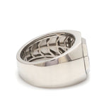 Load image into Gallery viewer, Customised Alphabet / Initial Platinum Signet Ring for Men JL PT 1373
