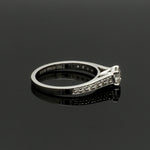 Load image into Gallery viewer, 50-Pointer Solitaire Diamond Shank Platinum Ring JL PT 1324-A   Jewelove.US
