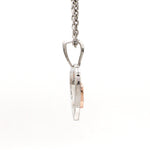 Load image into Gallery viewer, Evara Platinum &amp; Rose Gold Heart Single Diamond Pendant JL PT P 325
