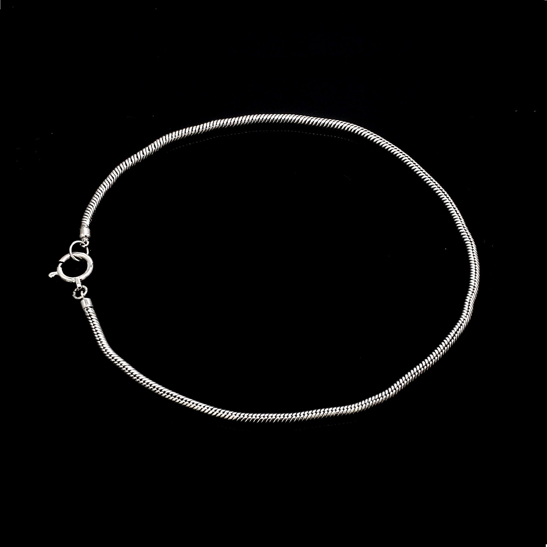 1.75mm Japanese Platinum Round Snake Bracelet JL PTB 1291