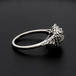 Load image into Gallery viewer, 70-Pointer Solitaire Platinum Double Halo Diamond Spilt Shank Ring JL PT 1268

