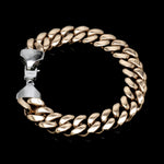 Load image into Gallery viewer, Men of Platinum | 13mm Platinum Rose Gold Double Side Bracelet for Men JL PTB 1336
