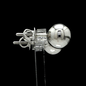 9.5mm Platinum Ball Earrings Studs JL PT E 187-B
