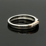 Load image into Gallery viewer, Platinum Love Bands with Rose Gold &amp; Diamonds JL PT 1438
