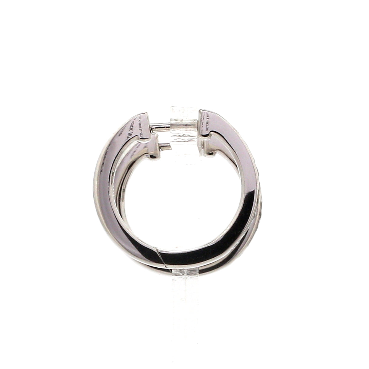 Platinum Bali Earrings with Diamonds  JL PT E 332   Jewelove