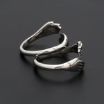 Load image into Gallery viewer, Platinum Hug Unisex Ring JL PT 938   Jewelove.US
