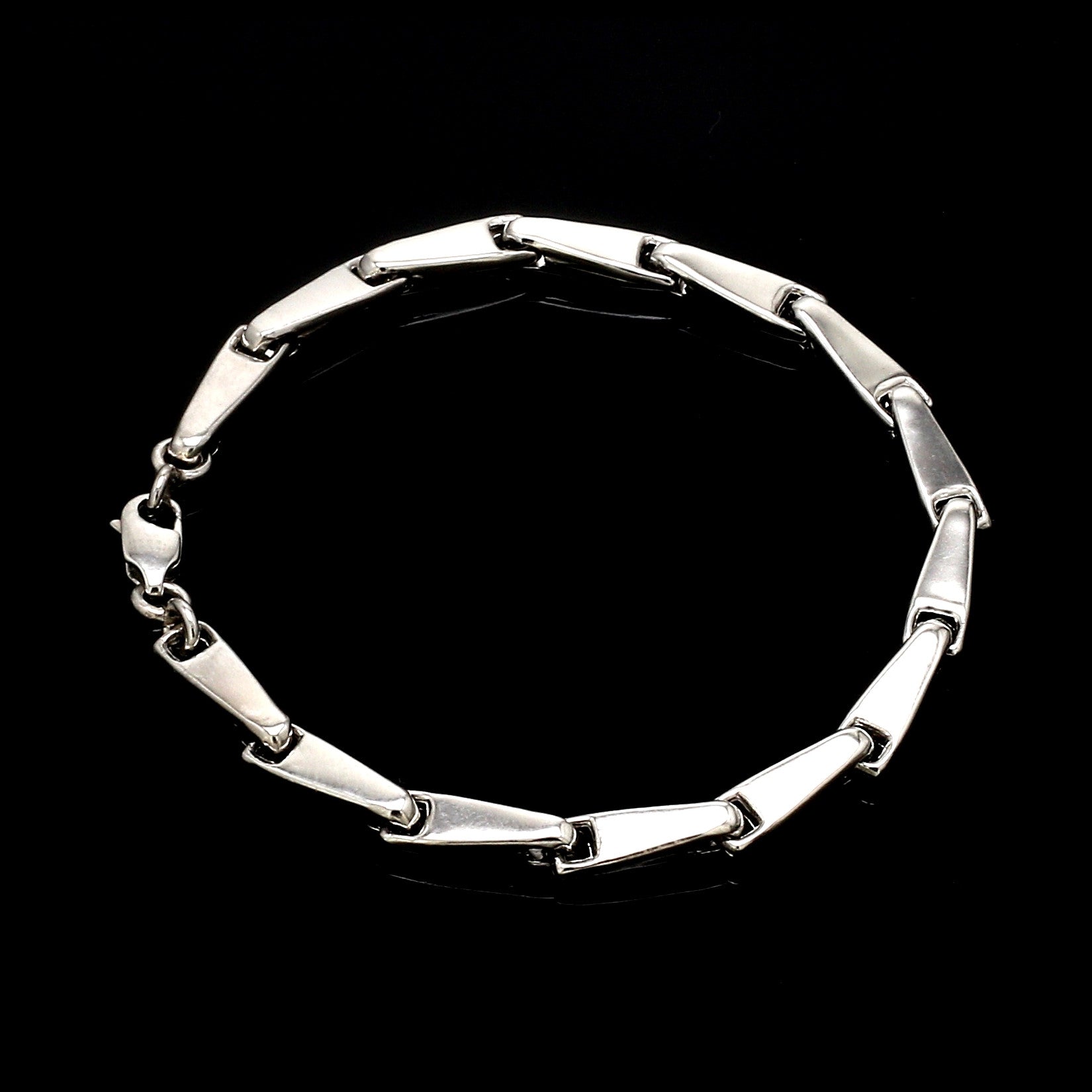 4.5mm Platinum Light Weight Bracelet for Men JL PTB 1301