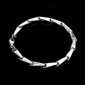 4.5mm Platinum Light Weight Bracelet for Men JL PTB 1301