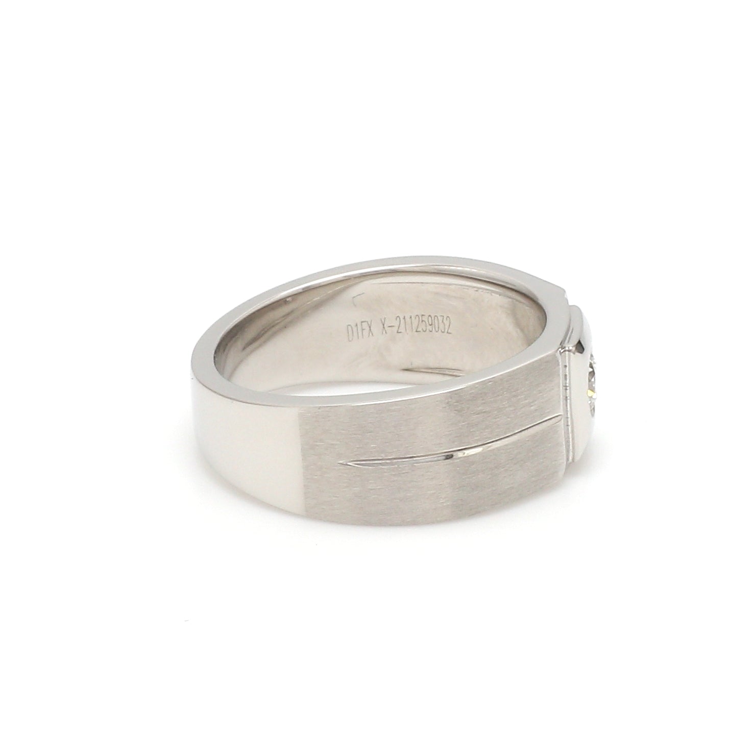 Diamond Platinum Ring for Men JL PT 1110   Jewelove.US