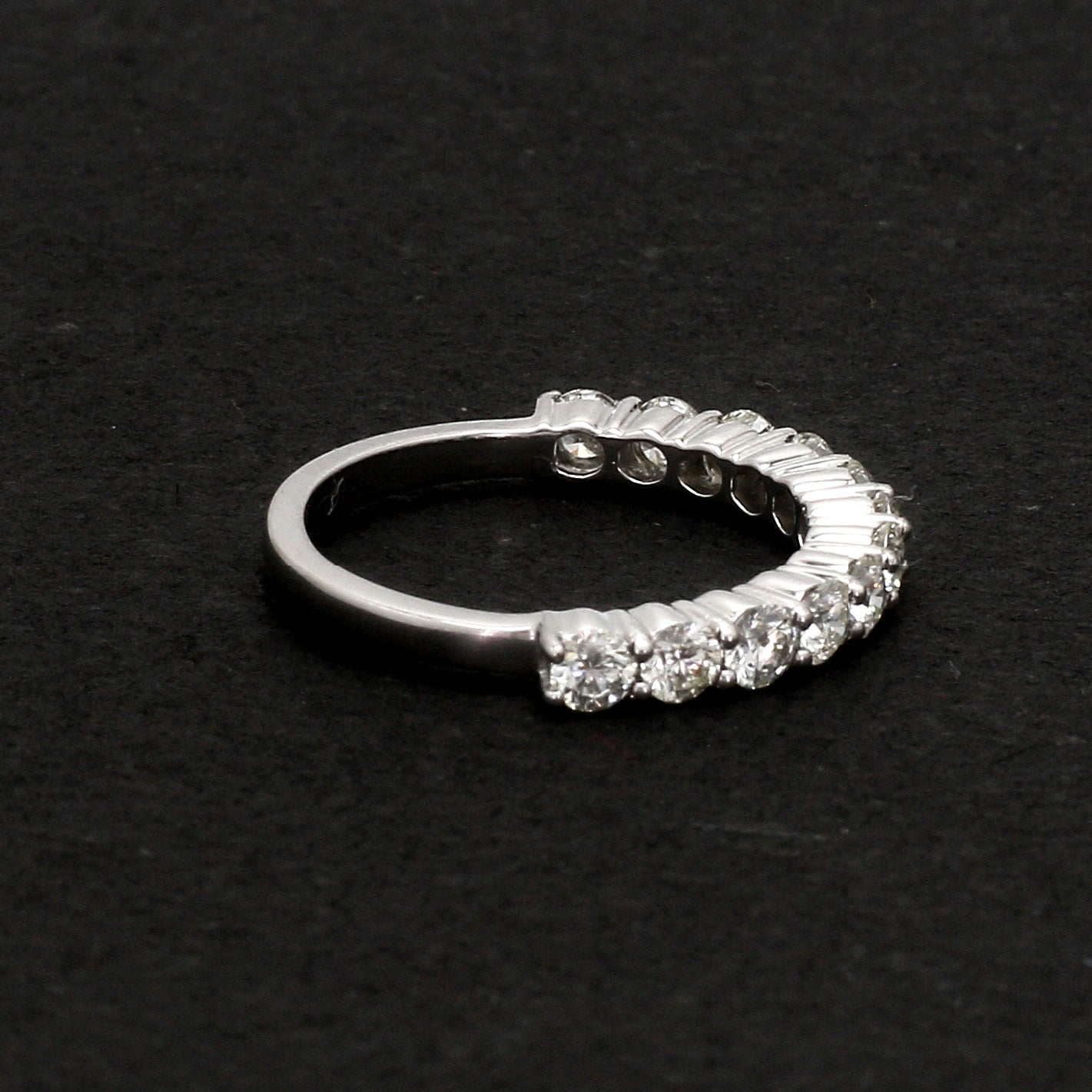 10 pointer Diamonds Half-Eternity Wedding Band for Women JL PT 918