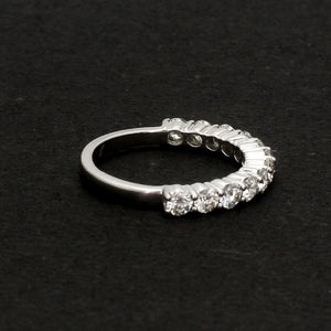 10 pointer Diamonds Half-Eternity Wedding Band for Women JL PT 918