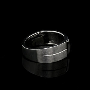 Diamond Platinum Ring for Men JL PT 1110   Jewelove.US