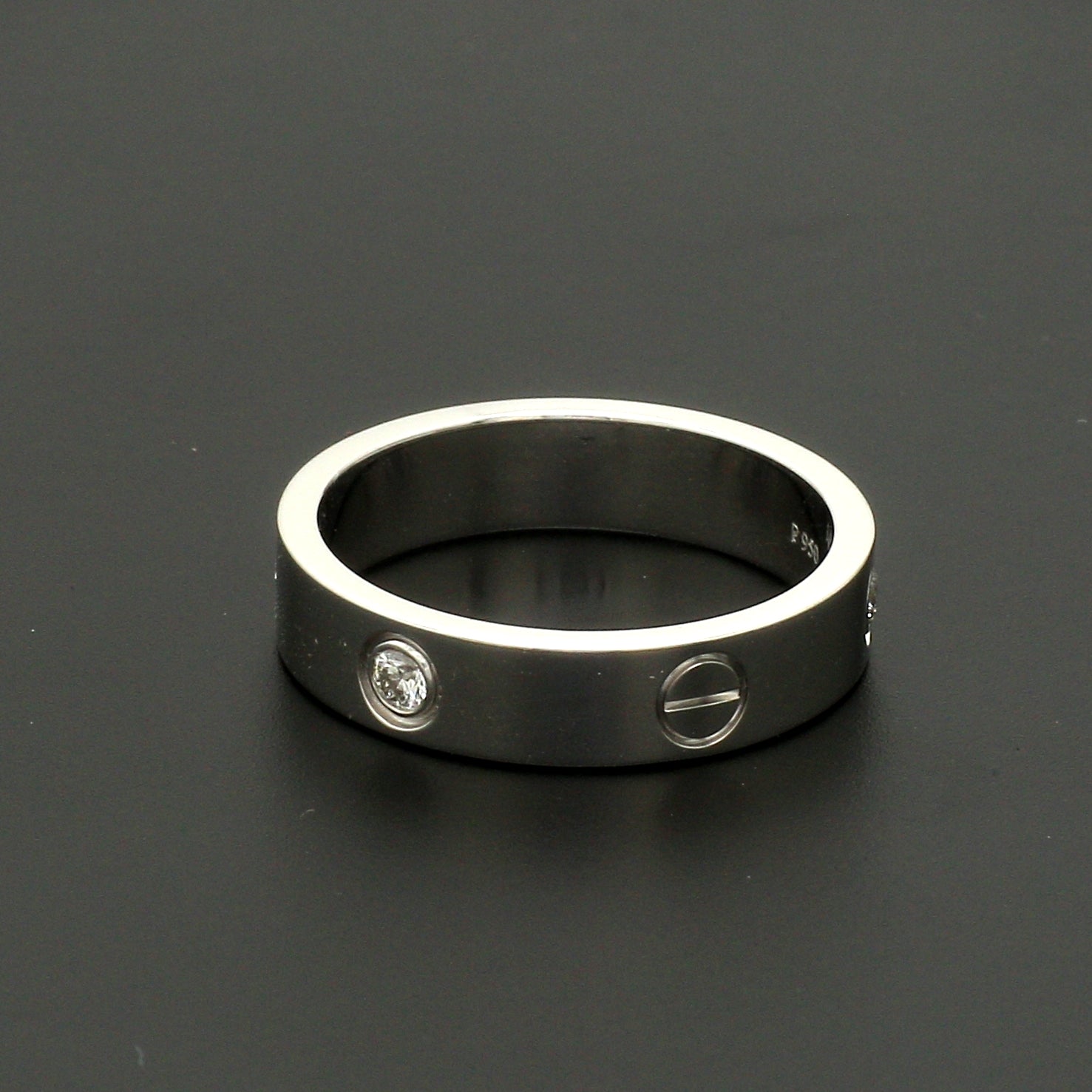 Single Diamond Platinum Couple Rings for JL PT 1167-A   Jewelove