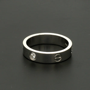 Single Diamond Platinum Couple Rings for JL PT 1167-A   Jewelove