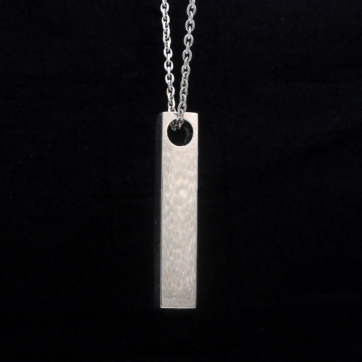 Plain Platinum Cuboid Pendant JL PT P 316   Jewelove.US