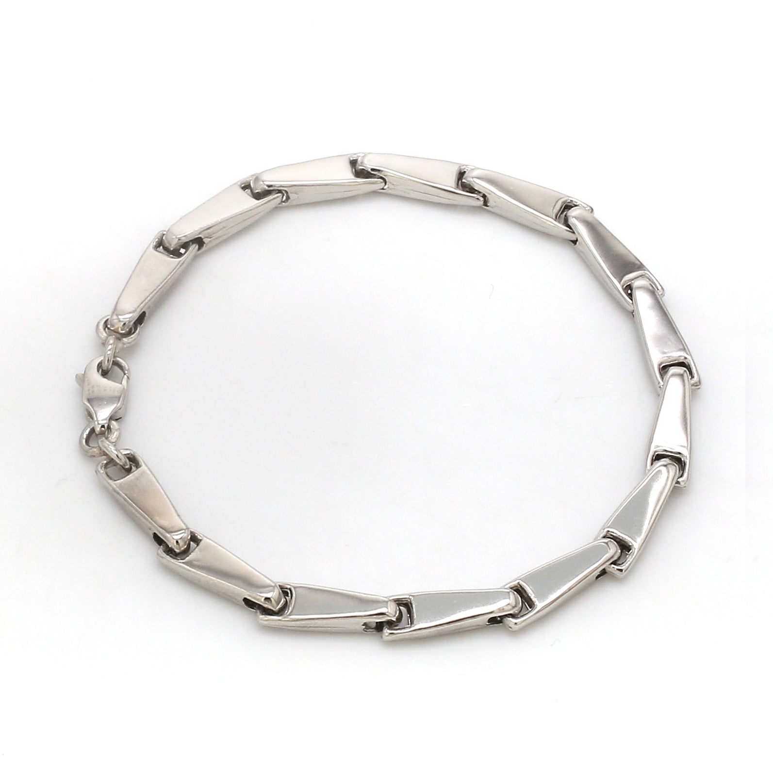 4.5mm Platinum Light Weight Bracelet for Men JL PTB 1301