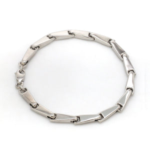 4.5mm Platinum Light Weight Bracelet for Men JL PTB 1301