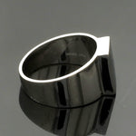 Load image into Gallery viewer, Plain Platinum Ring for Men JL PT 1387
