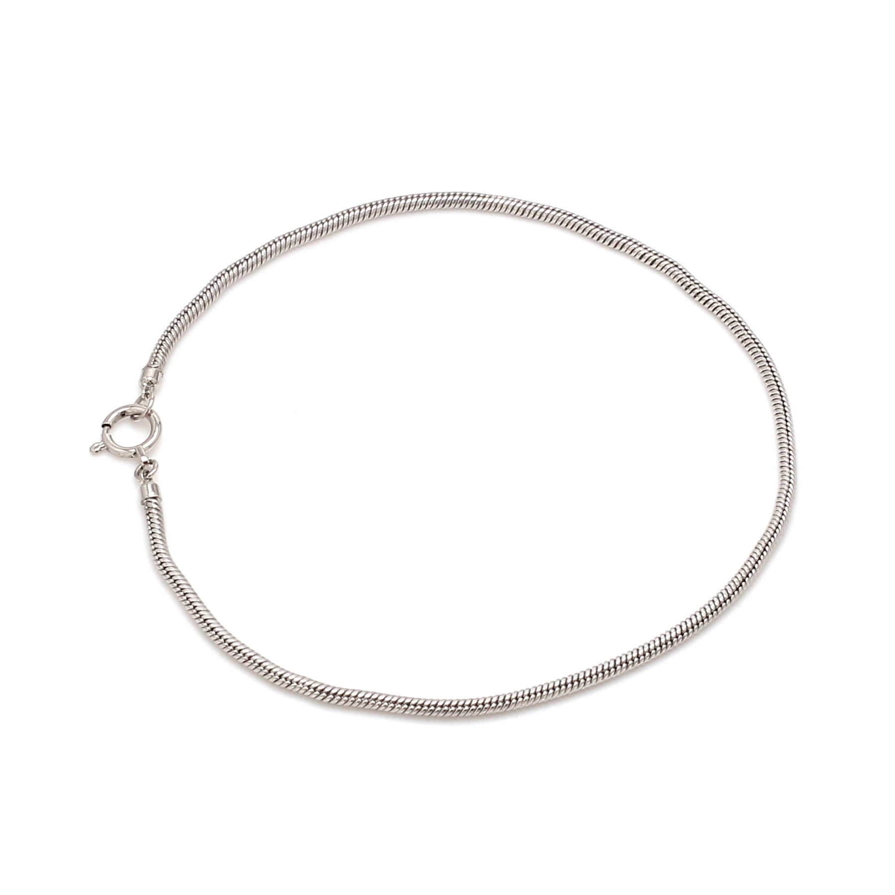 1.75mm Japanese Platinum Round Snake Bracelet JL PTB 1291