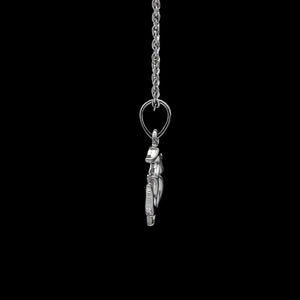 Plain Platinum Om Pendant JL PT OM-1   Jewelove.US