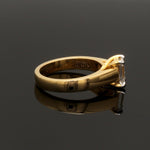 Load image into Gallery viewer, 70-Pointer Emerald Cut Solitaire Diamond 18K Yellow Gold Ring JL AU RS EM 127Y   Jewelove.US
