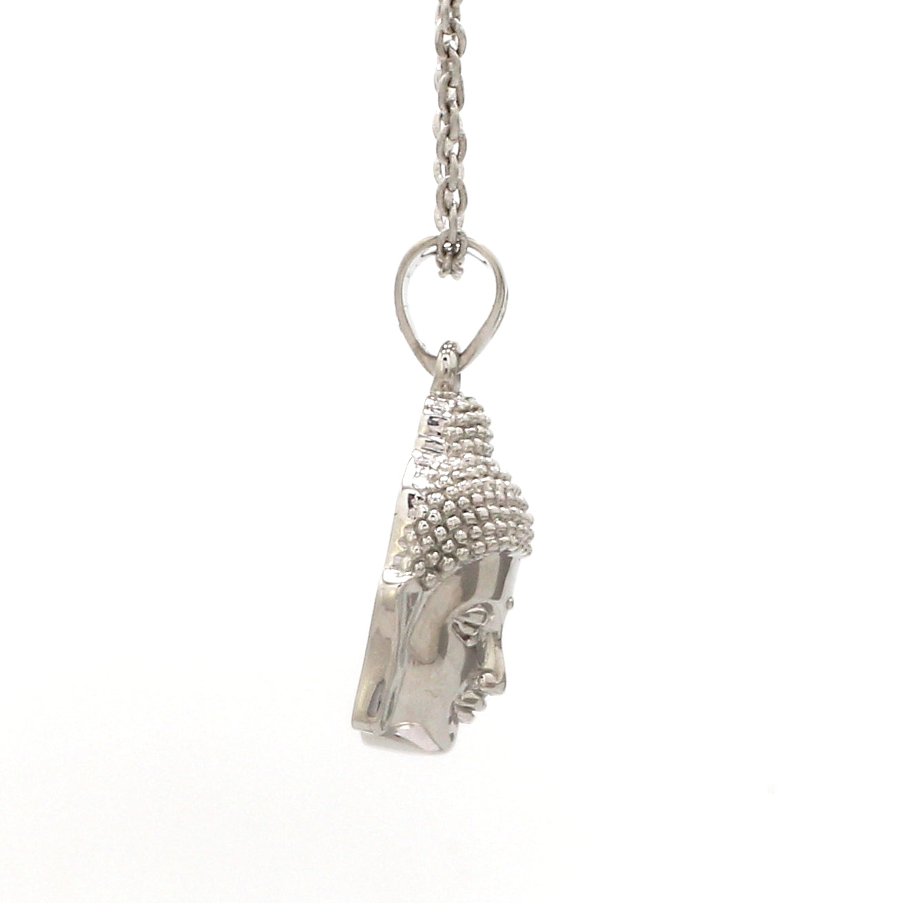 Plain Platinum Mahatma Buddha Pendant JL PT BUDDHA