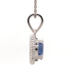 Load image into Gallery viewer, Designer Platinum Pendant with Blue Sapphire JL PT P 321   Jewelove.US
