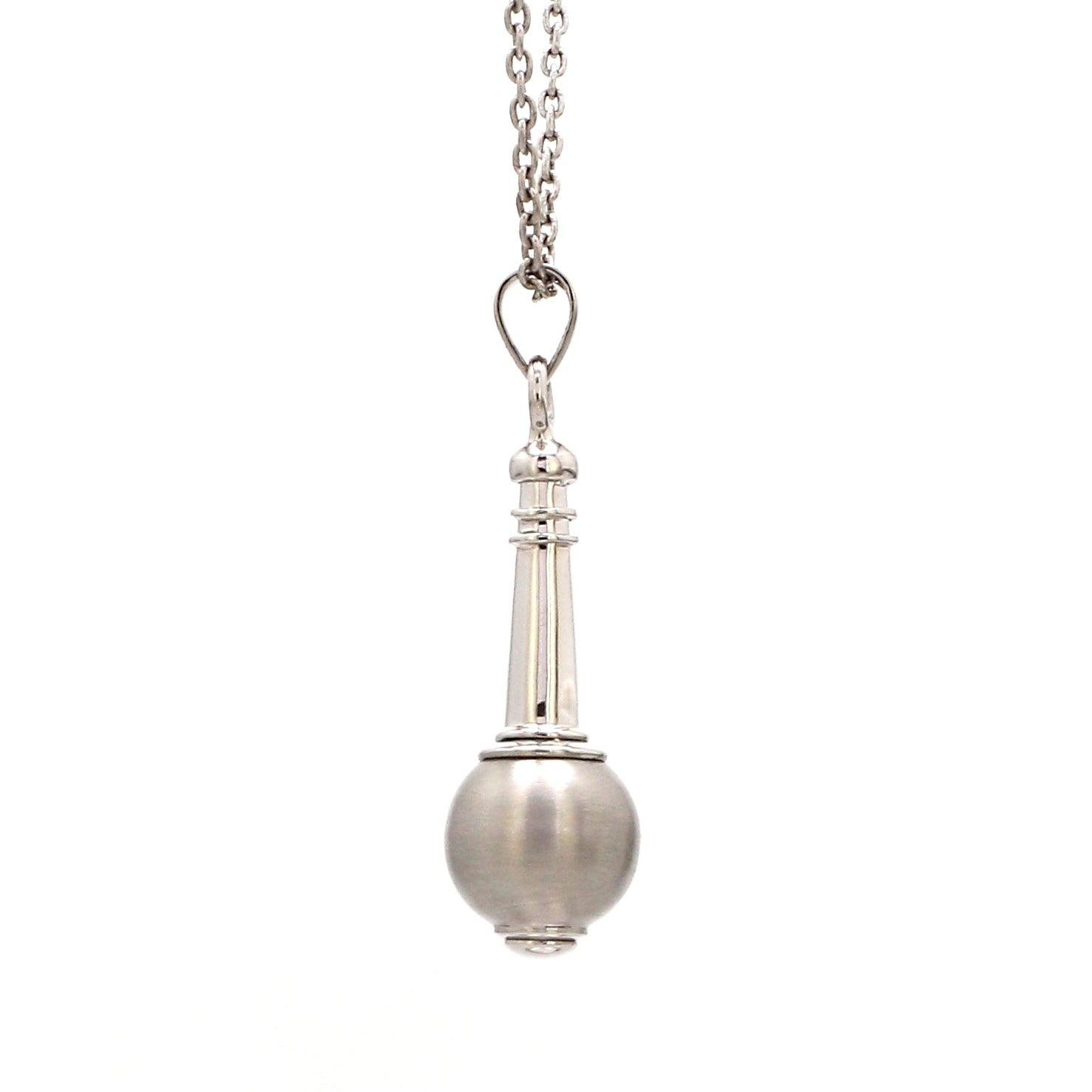 Customised Platinum Hanuman Ji Gada Pendant for Men JL PT Gada-PT