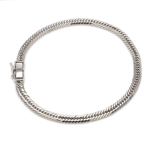 4.5mm Japanese Platinum Cuban Bracelet for Men JL PTB 1176   Jewelove.US