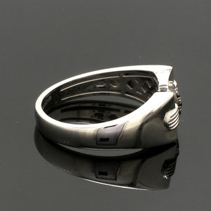 Men of Platinum | Platinum Black Diamond Ring for Men JL PT 1355-A   Jewelove.US