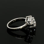 Load image into Gallery viewer, Lab Grown Cushion cut Diamond Platinum Engagement Ring JL PT LG-1434
