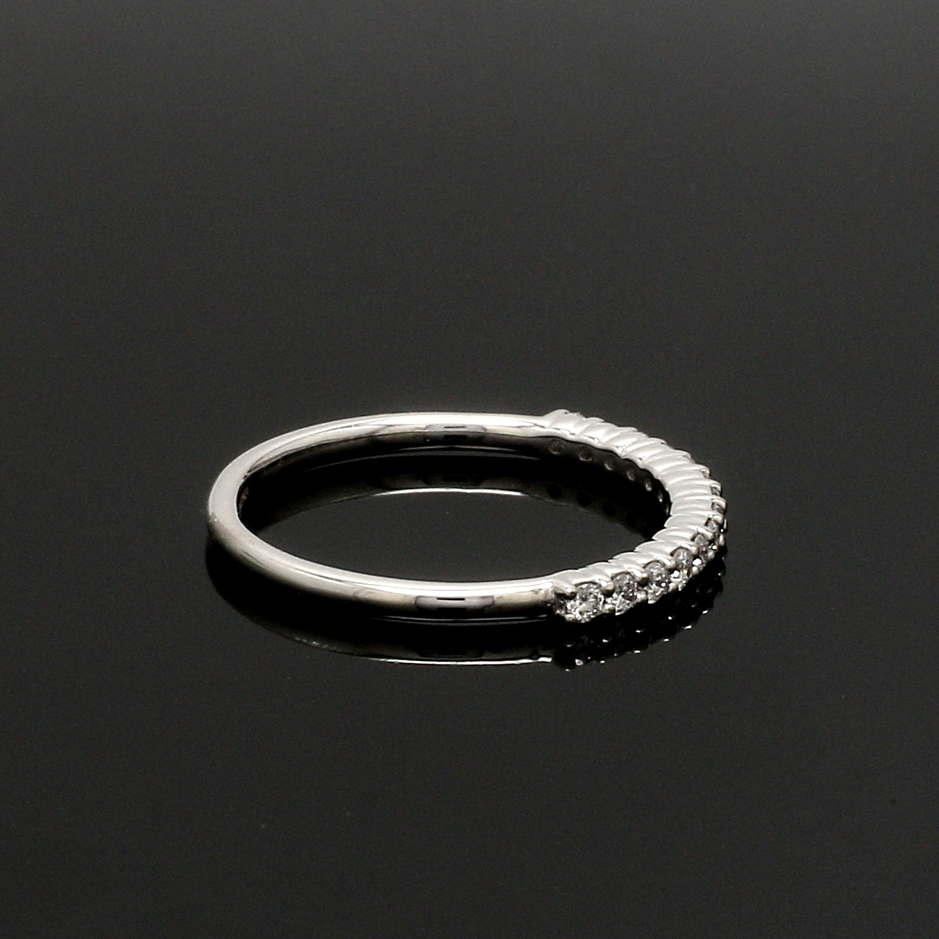 Half Eternity Diamond Ring in Platinum JL PT 1363