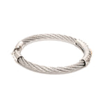 Load image into Gallery viewer, Platinum Rose Gold Diamond Bracelet for Men JL PTB 1343
