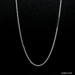 Load image into Gallery viewer, 1.5mm Unisex Plain Japanese Platinum Box Chain SJ PTO 702-B   Jewelove
