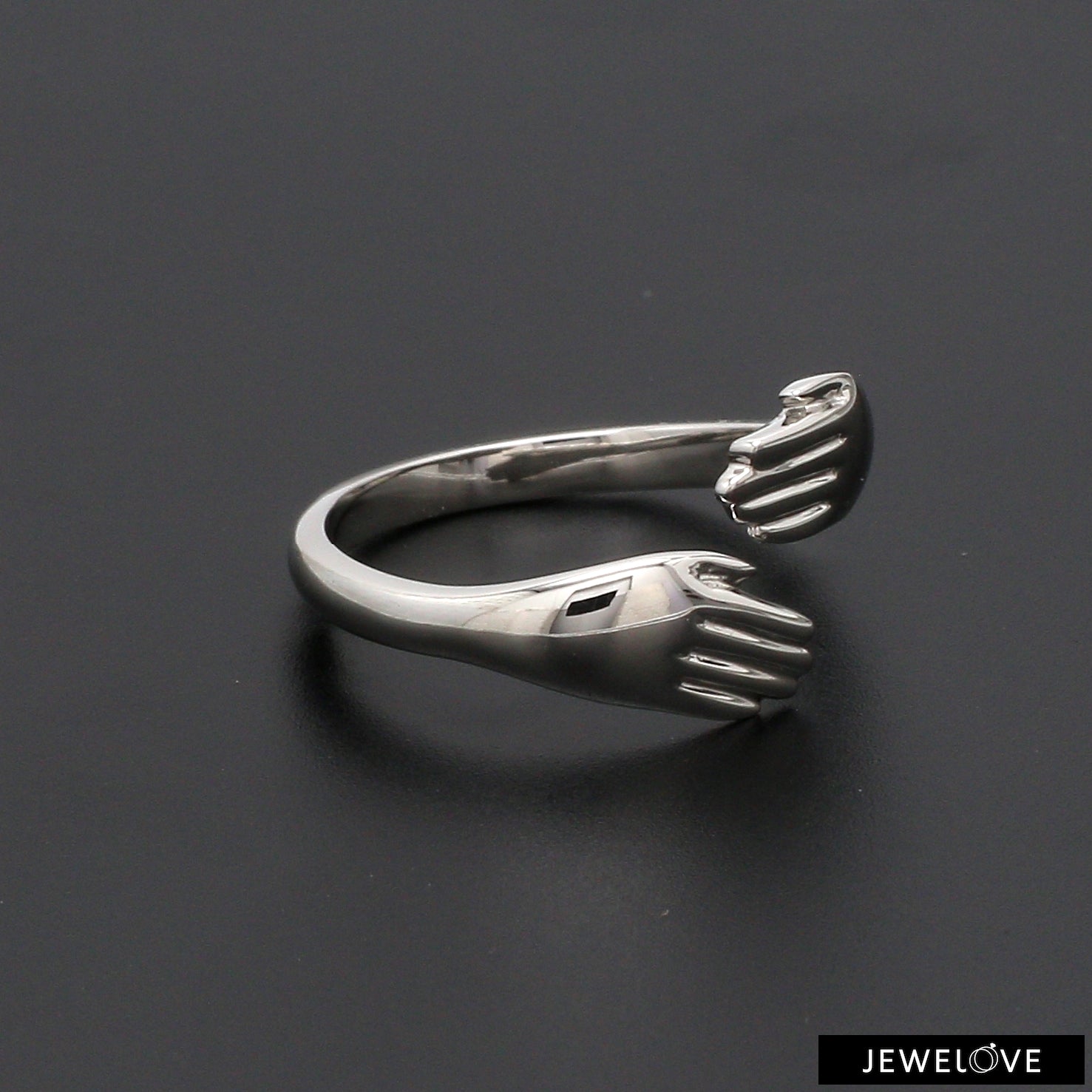 Sterling Silver Hug Ring