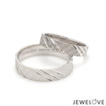 Load image into Gallery viewer, Platinum Love Bands for Couple JL PT 1307   Jewelove
