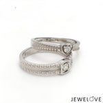 Load image into Gallery viewer, Designer Heart Platinum Love Bands JL PT 922
