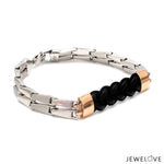 Load image into Gallery viewer, Men of Platinum | Rose Gold Bracelet for Men JL PTB 1259
