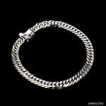 Load image into Gallery viewer, 6.5mm Japanese Platinum Cuban Bracelet for Men JL PTB 1176-B
