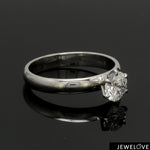 Load image into Gallery viewer, 70-Pointer Lab Grown Solitaire Platinum Engagement Ring SKU 009-LG
