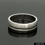 Load image into Gallery viewer, Platinum Black Diamond Ring for Men JL PT 1401
