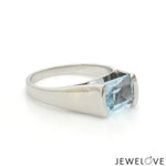 Load image into Gallery viewer, 2.25-Carat Blue Topaz Platinum Ring JL PT 1439
