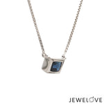 Load image into Gallery viewer, Blue Sapphire Pendant in Platinum JL PT P 317
