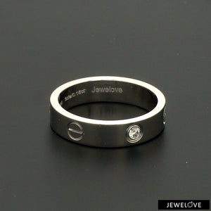 Single Diamond Platinum Couple Rings for JL PT 1167-A   Jewelove