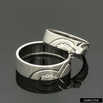 Load image into Gallery viewer, Platinum Diamond Couple Love Bands JL PT 1403

